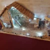 The manger for the crib