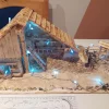 Barn with lanterns